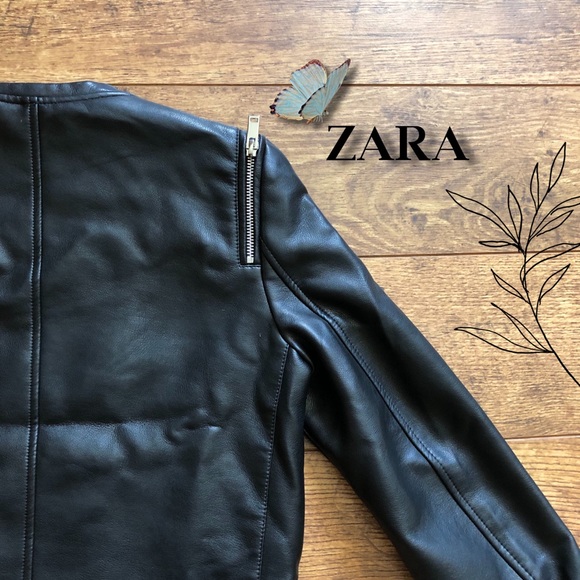 ZARA Faux Leather Jacket 🌟 - Picture 2 of 3